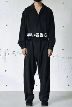 美品　24SS COMOLI シルクネップオールインワン　size3 コモリ 24ss コモリ COMOLI シルクネップ オールインワン サイズ3
