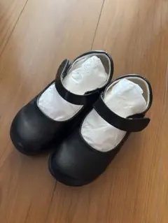 ブラック マリーゴールドシューズ ベルクロ式 18cm