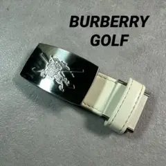 BURBERRY GOLF バーバリーゴルフ ベルト バックルのみ ホワイト
