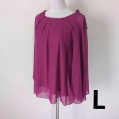Provador カットソー ブラウス レース ドルマンチュニック L