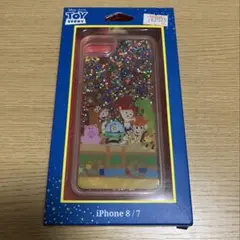 新品ディズニートイストーリーラメグリッターiPhoneケース 7/8/SE廃盤品