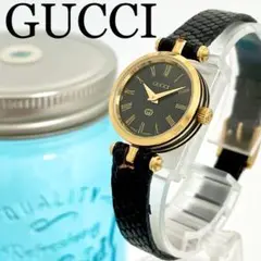 586 GUCCI グッチ時計 レディース腕時計 ブラック ブレスレット 小ぶり