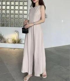 爽やか美人 コットン サロペット