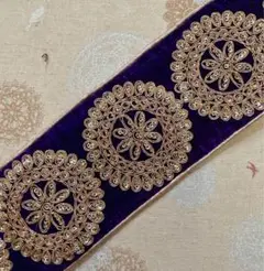 インド刺繍リボン　No.322 （即購入はしないでください）