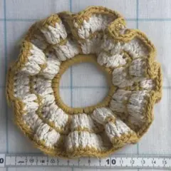 かぎ針編みシュシュ ハンドメイド