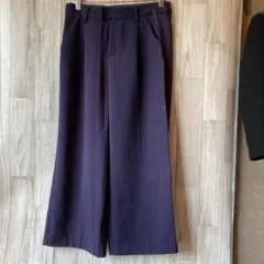 【古着値下げ】GU ジーユー　ストライプ スラックス　Ｌサイズ