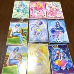 プリキュア　ウエハースカード　9枚セット