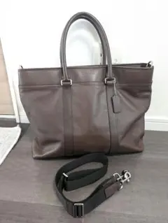 【お買い得】✨ COACH　F71562 2wayトートバッグ　ブラウン