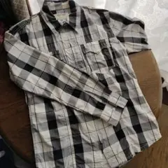 セール！Levi's チェック柄ロールアップカジュアルシャツ M