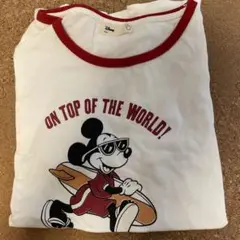 ミッキーマウス Tシャツ ON TOP OF THE WORLD!