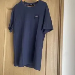 ヌメロ　ネイビー　チェック　ワッペン　Tシャツ