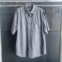 【USA仕入】Carhartt 半袖ワークシャツ L グレー