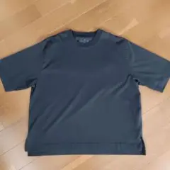 UNIQLO エアリズムコットンオーバーサイズ Tシャツ黒 XL