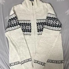 POLO ニットジップカーディガン XLサイズ