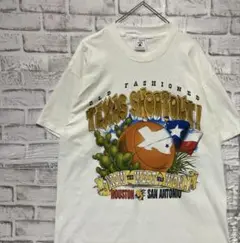 USA製90sヴィンテージTシャツ！シングルステッチ　ホワイト半袖古着XL 18