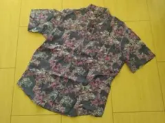 アロハシャツ　US古着　Mサイズ　花柄　美品