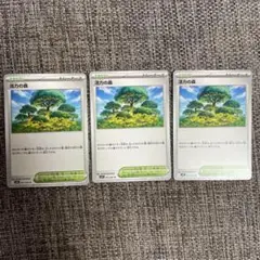 ポケモンカード 活力の森 3枚セット