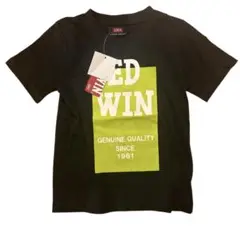 EDWIN 黒 Tシャツ グラフィックプリント