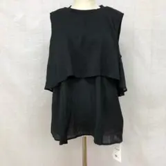 タグ付 cloenc 24SS ティアードブラウス ノースリーブ シアーブラウス