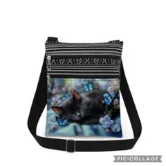 ショルダーバッグ　猫柄②