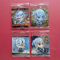 鬼滅の刃 にふぉるめーしょん ウエハース ディフォルメシール 宇髄天元 ４種