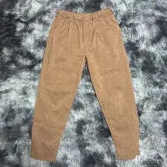 ライトオン ワイドパンツ ブラウン