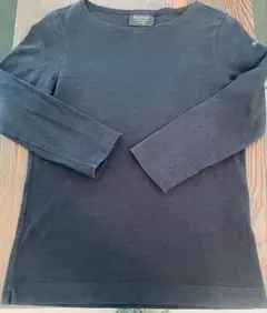 フランスLe Minor ブラック 長袖 Tシャツ Taille 2
