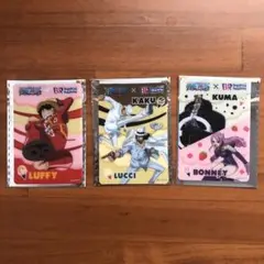 31 ワンピース キャラクターカード 3枚セット