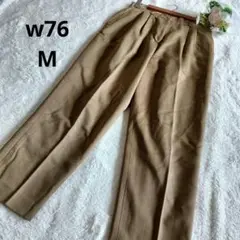 スラックス ストレート 黄土色 毛100/w76(M)