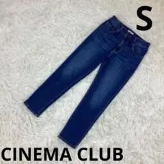 『CINEMA CLUB』スキニー　デニム　パンツ　ジーンズ　青　Sサイズ