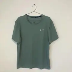 Nike DRI-FIT ランニングTシャツ XL カーキ