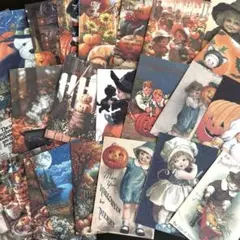 ⑦ミニカード25枚とダイカット　ハロウィン☆