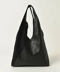 leather switching marche bag
