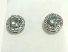 鑑定証 付属品あり 新品未使用 高級ジルコニア 刻印入り ピアス