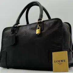 未使用級✨LOEWE ロエベ アマソナ36 アナグラム ダークブラウン
