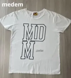 medem MDMロゴ ホワイトTシャツ