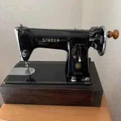希少　SINGER足踏み式ミシン　191U 入手困難　1958年購入品 No.652 SINGER 191U シンガー製 家庭用足踏みミシン