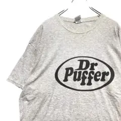 BJHC ネタ Tシャツ 古着 グレー ドクターペッパー 企業 マリファナ