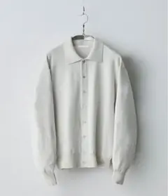 【WYM LIDNM】T/C BASIC KNIT SHIRT CARDIGAN