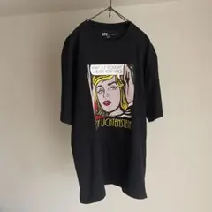 UNIQLO ユニクロ　UT ロイ・リキテンスタイン　tシャツ ブラック　L