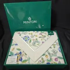 MINTON 綿毛布　ブルー