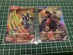 ガンバレジェンズ 仮面ライダーエボル　仮面ライダークローズ　2枚セット