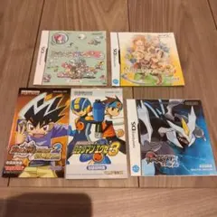 【説明書のみ】５冊　ニンテンドーDs　アドバンス　ポケモン　ロックマン　ヨッシー