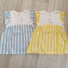 ★新品タグ付★バースデイCORNEIUE 95サイズ ワンピース 双子 お揃い