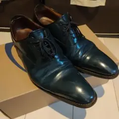 REGAL リーガル ビジネス　ドレスシューズ 27cm　革靴　青