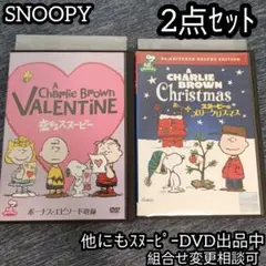 VALENTINE 恋するスヌーピー スヌーピーのメリークリスマス 2点セット