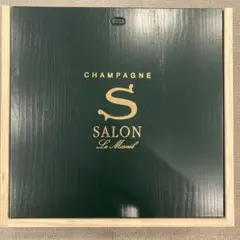 空き箱　SALON シャンパン 木製ボックス 3本セット