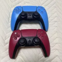 PS5 コントローラー 青 赤 セット