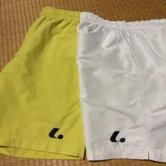 ルーセント ハーフパンツMサイズ イエロー&ホワイト