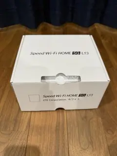SIMフリーSpeed Wi-Fi HOME 5G L13 ZTR02 ホワイト